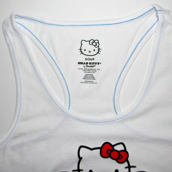Hello Kitty "American Kitty" Pants and Tank Top lounge Set Pajamas, M - Picture 4 of 5